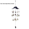 1 Pcs Buddha Statue Pattern Bell Blessing Feng Shui Wind Chime for Good Luck Fortune Home Car Hanging Decor Gift Crafts