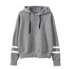 Womens Long Sleeve Hoodie Sweatshirt Jumper Hooded Pullover Tops Blouse