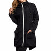 Women Lightweight Travel Waterproof Raincoat Hoodie Windproof Hiking Coat Jacket