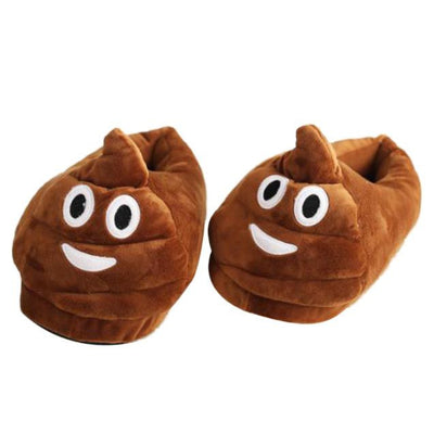 Plush Slipper Expression Men And Women Slippers Winter House Shoes
