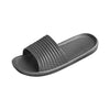 Man Stripe Flat Bath Slippers Summer Sandals Indoor & Outdoor Slippers