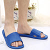 Man Stripe Flat Bath Slippers Summer Sandals Indoor & Outdoor Slippers