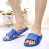 Man Stripe Flat Bath Slippers Summer Sandals Indoor & Outdoor Slippers