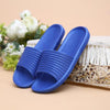 Man Stripe Flat Bath Slippers Summer Sandals Indoor & Outdoor Slippers