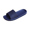 Man Stripe Flat Bath Slippers Summer Sandals Indoor & Outdoor Slippers