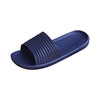 Man Stripe Flat Bath Slippers Summer Sandals Indoor & Outdoor Slippers