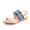 Women Bohemia Slippers Flip Flops Flat Sandals Toe Beach Gladiator Ankle Shoes