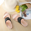 Women Bohemia Slippers Flip Flops Flat Sandals Toe Beach Gladiator Ankle Shoes