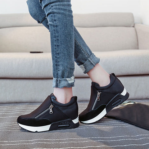 Women Fashion Sneakers Sports Running Hiking Thick Bottom Platform Shoes