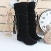 Women Heighten Platforms Thigh High Tessals Boots Motorcycle Shoes