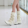 Women Heighten Platforms Thigh High Tessals Boots Motorcycle Shoes