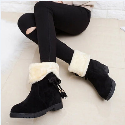Snow Boots Winter Ankle Boots Women Shoes Heels Winter Boots Fashion Shoes