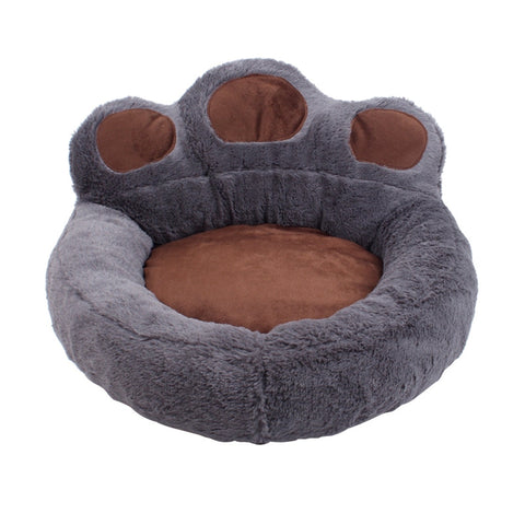 Bear's Paw Pet Dog Cat Bed House Soft Warm Kennel Nest Snuggly Pet Sleep Mat Sofa Teddy Doghouse for Small Dog Puppy Cat Kitten Size S 56 x 52 cm