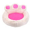 Bear's Paw Pet Dog Cat Bed House Soft Warm Kennel Nest Snuggly Pet Sleep Mat Sofa Teddy Doghouse for Small Dog Puppy Cat Kitten Size S 56 x 52 cm