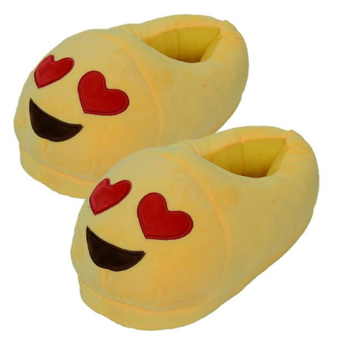 Plush Slipper Expression Men And Women Slippers Winter House Shoes