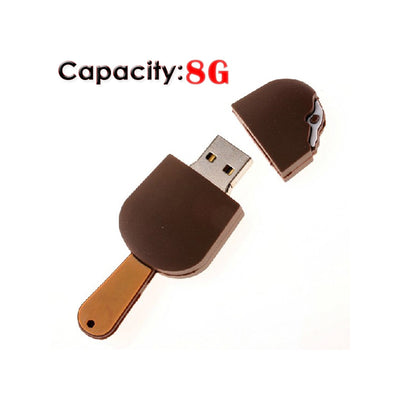 Funny Ice Cream Shaped 8GB USB 2.0 Flash Drive Stick USB Flash Memory U-disk