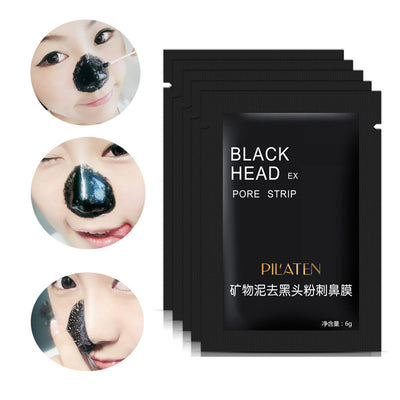 3pcs Blackhead Remover Black Mud Deep Cleansing Purifying Peel Acne Face Mask
