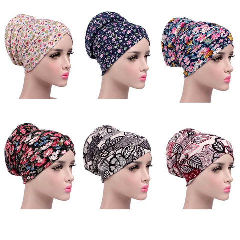 Women Cancer Chemo Hat Beanie Scarf Turban Head Wrap Cap