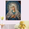 Diamond Embroidery 5D Round Crystal DIY Painting Cross Stitch Home Decor Mosaic Religious Paint Craft 30x40cm