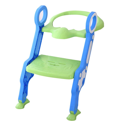 Baby Toddler Foldable Potty Training Toilet Chair Seat Step Ladder