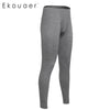 Ekouaer Men Long Pants Sleepwear Thermal Underwear Sleep Bottom Striped Long Pants Sleepwear Male High Quality Pants