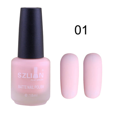 18ml Matte Dull Nail Polish Fast Dry Long Lasting Nail Art Matte Nail Polish Gel