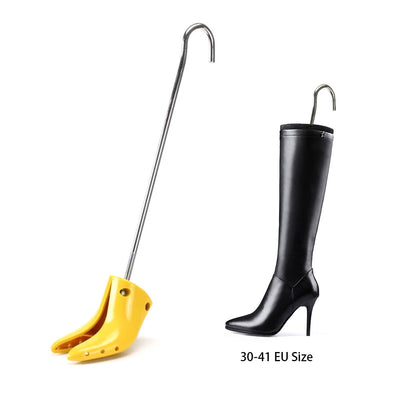 Professional Adjutable 2-way Women High Heel Boot Stretcher Shoe Tree Shoes Shaper Long Boots Stretching Tool 30-41 EU Size