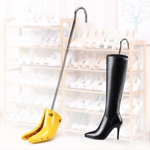 Professional Adjutable 2-way Women High Heel Boot Stretcher Shoe Tree Shoes Shaper Long Boots Stretching Tool 30-41 EU Size