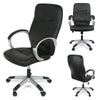 DOORSACCERY Grey/black PU Leather Lift Computer Chair Comfortable Office Bar Chair With Wheels Free Shiping In DE FR