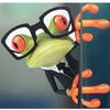 Cartoon Funny Humorous Frog Big Eye Removable Wall Stickers DIY Kid's Child Room Decor Decal