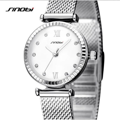 SINOBI Women Watches Luxury Diamond Watch Fashion Ladies Watches