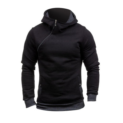 2018 Autumn Winter Men's Thicken Fleece Hoodies Sweatshirt Casual Slim Fit Zipper Hooded Hoody Tracksuit Pullover Men Hoody Coat