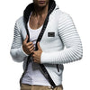 2018 Autumn Fashion Men Hoodies Brand Leisure Men Hoodie Sweatshirts Casual Zipper Hooded Jackets Male Rivet Hoody Moletom Punk