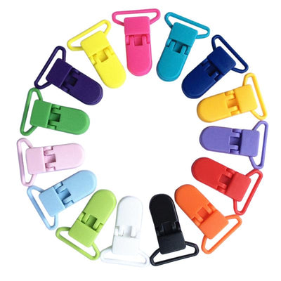 10Pcs/set Plastic Baby Pacifier Clip Holder Soother Nipples Mam Dummy Clips For Baby Pacifiers Nipple Random