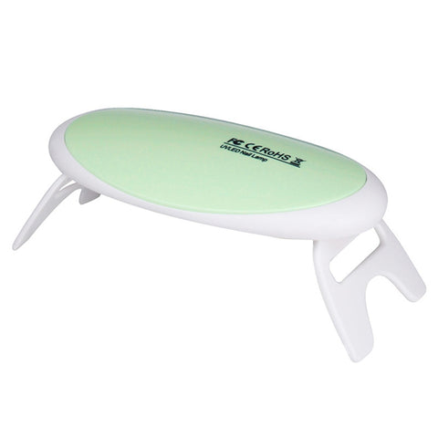 5V Mini LED Lamp Nail Dryer Polish Nail Light Gel Air Fan Drying LED UV Lamp Portable USB Nail Curing Lamp with 6 Durable LED Light