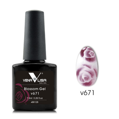 #86128 Venalisa New Blooming Gel Varnish Rose Nail Art for Prolong Nail Painting Flower Colors Soak off UV LED Nail Gel Polish